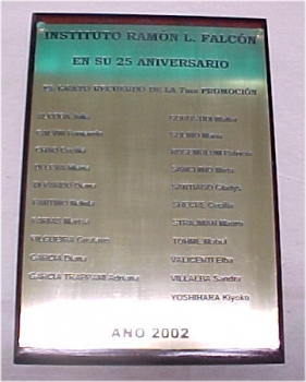 PLACA GRABADA